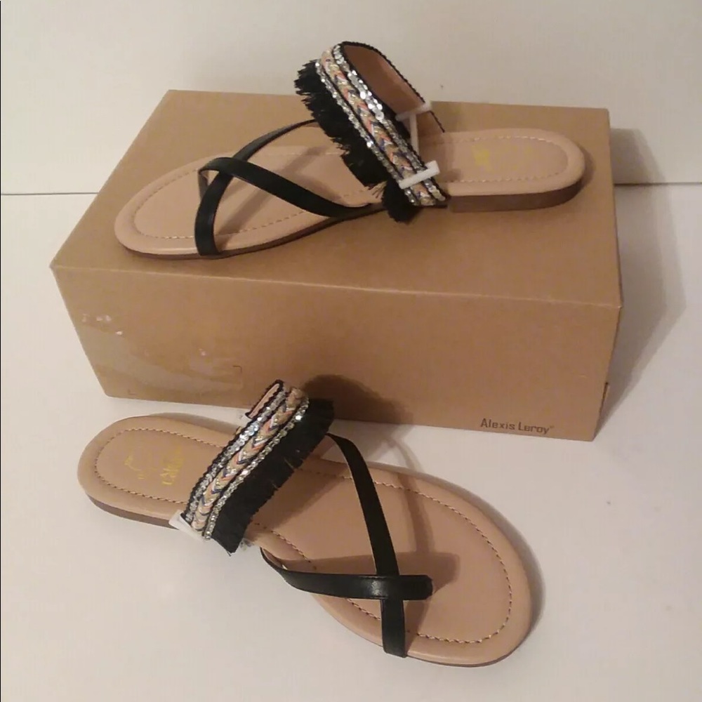 ALEXIS LEROY SANDALS SIZE 9-9 1/2